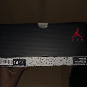 Retro Jordan 6 lows Blk/Metallic Silver Size 14